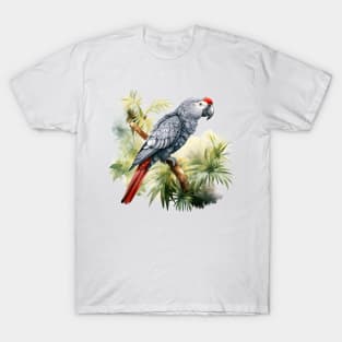 African Grey Parrot T-Shirt